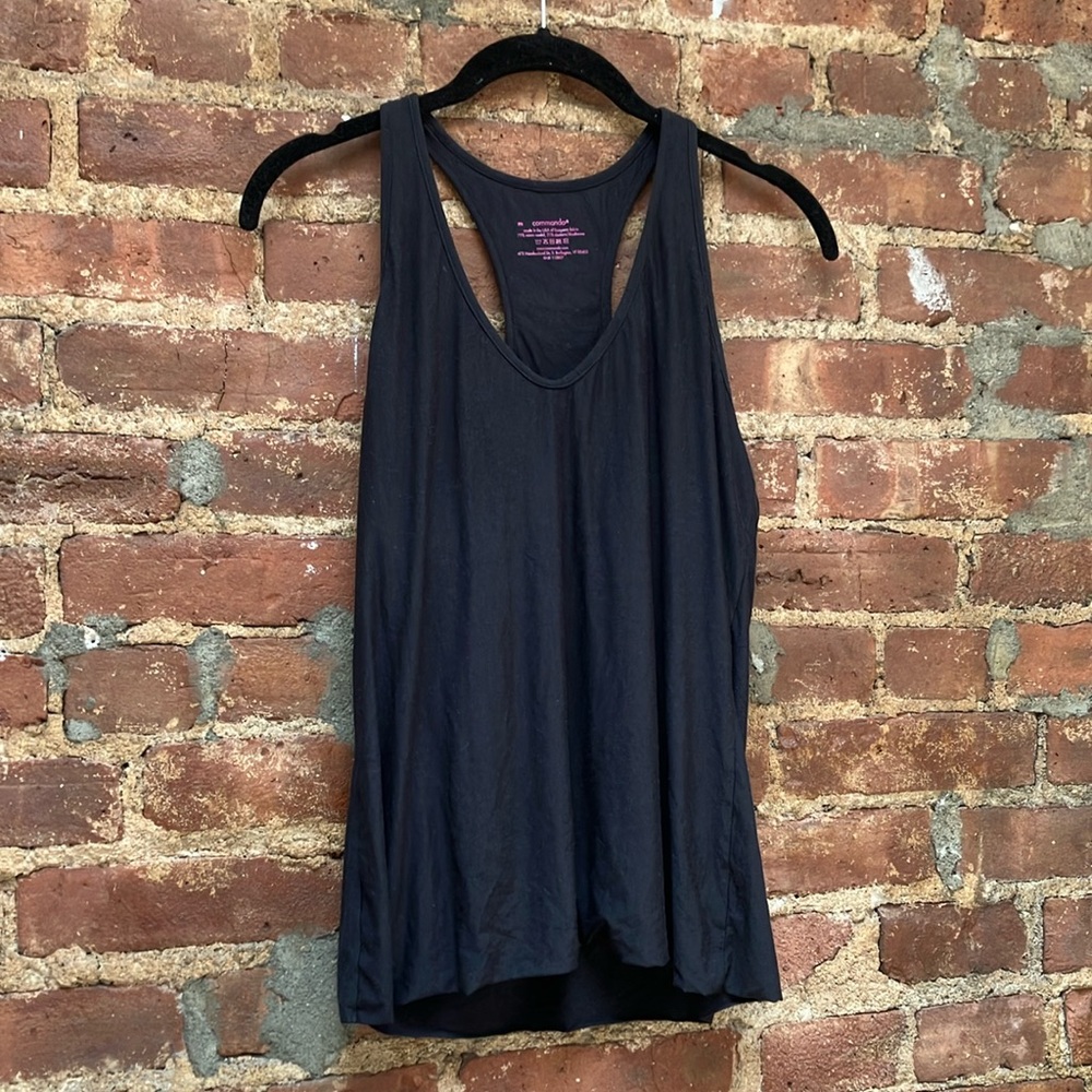 Commando Blk Racerback Tank Sz M